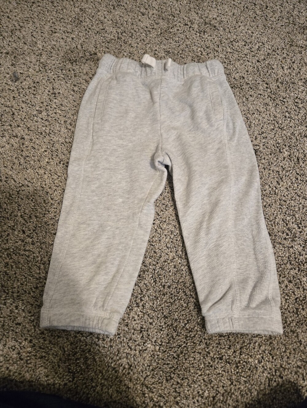 Little Co By Lauren Conrad 100% Organice Cotton Kids Light Gray Jogger Pants